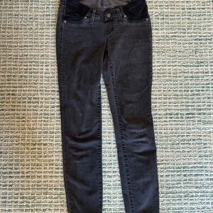 Madewell 26 Maternity Skinny Black Jeans